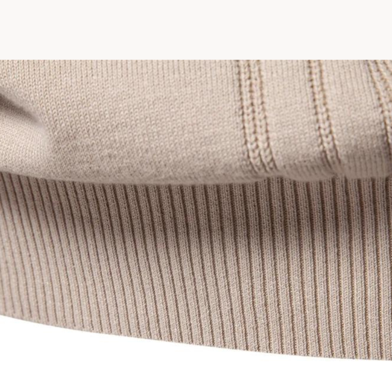 Beeck™ | Cotton Men's Sweater with Striped Design