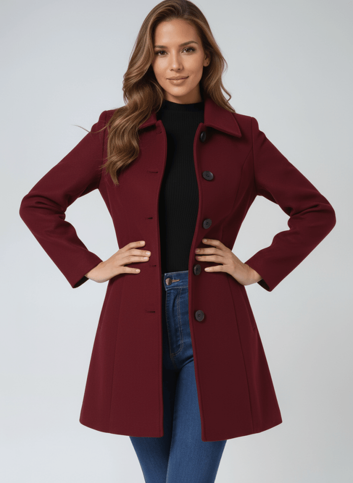 Helena™ | Women's Winter Coat with One Button
