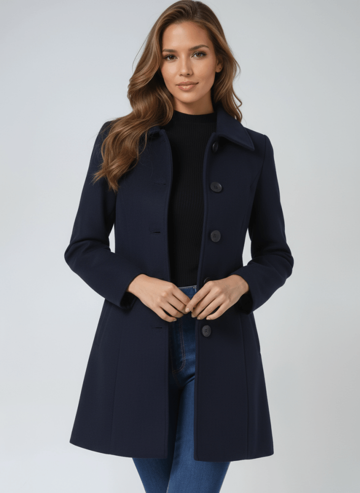 Helena™ | Women's Winter Coat with One Button