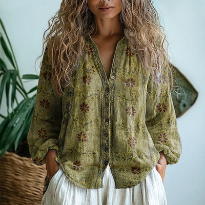 Amara™ | Stylish Printed Blouse