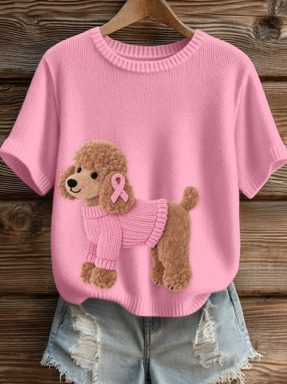 Pink Paws™ | Solidarity Knitted T-Shirts