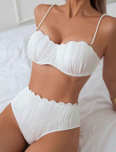 Fresh Bikini Set with Bandeau Detail | Last Day 80% Off!