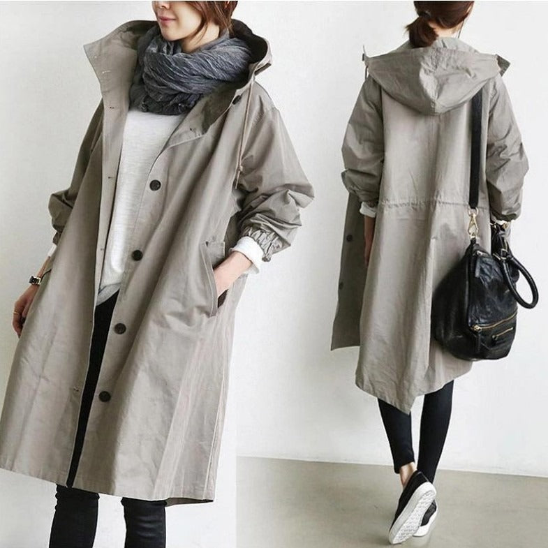 Blori™ | Stylish Long-Sleeved Hooded Jacket