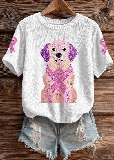 Pink Paws™ | Solidarity Knitted T-Shirts
