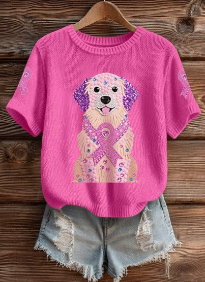 Pink Paws™ | Solidarity Knitted T-Shirts