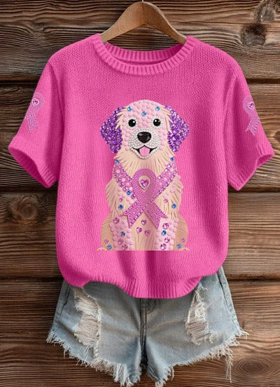 Pink Paws™ | Solidarity Knitted T-Shirts
