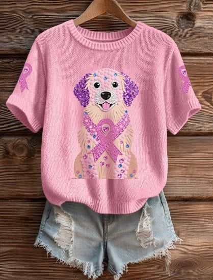 Pink Paws™ | Solidarity Knitted T-Shirts