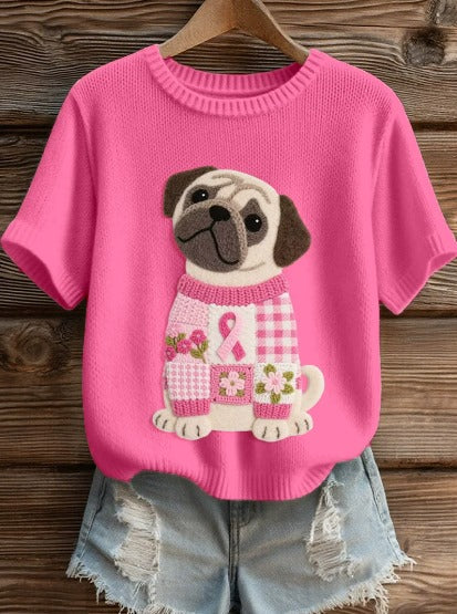 Pink Paws™ | Solidarity Knitted T-Shirts