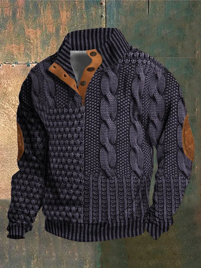 Nick™ | Patterned Warm Knitted Sweater