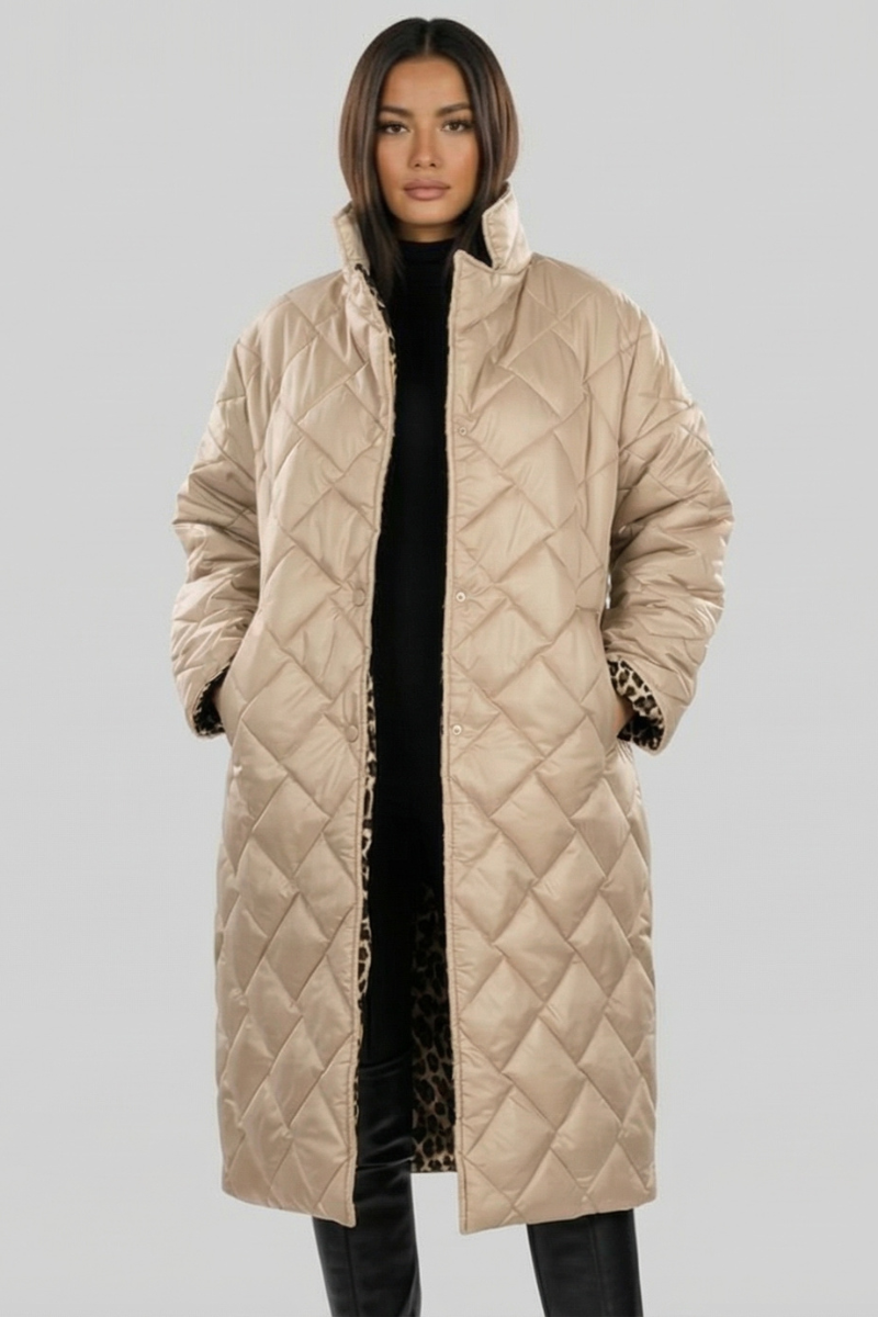 Olivia Sur™ | Elegant Leopard Coat