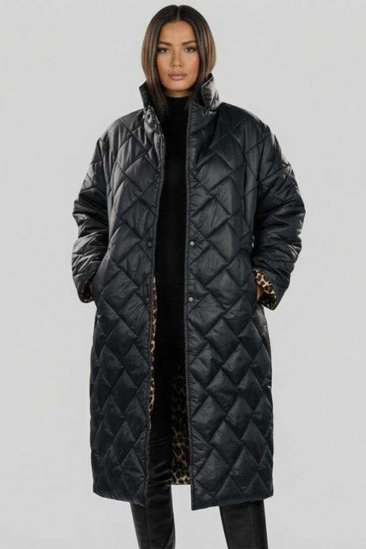 Olivia Sur™ | Elegant Leopard Coat