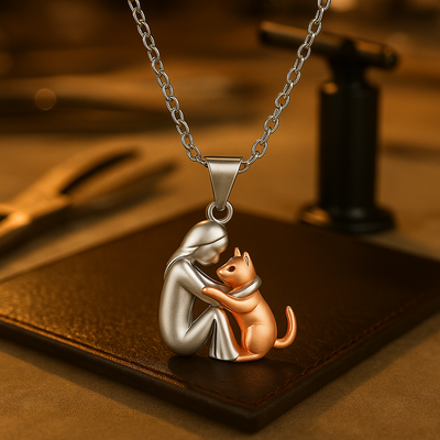 Romy & Rose™ | Necklace with Cat Pendant