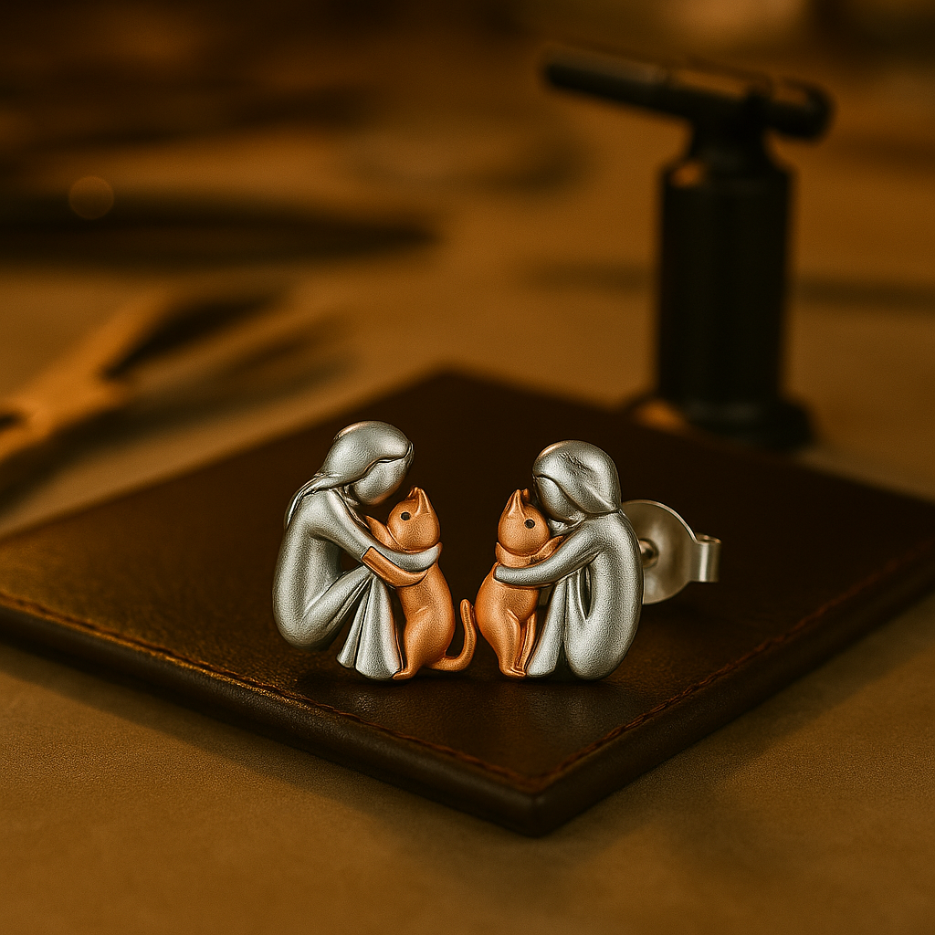 Romy & Rose™ | Cat Icon Earrings