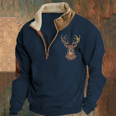 Christos™ | Sweater with Deer Detail