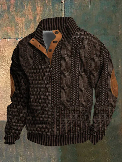 Nick™ | Patterned Warm Knitted Sweater