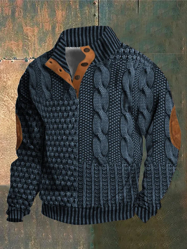 Nick™ | Patterned Warm Knitted Sweater