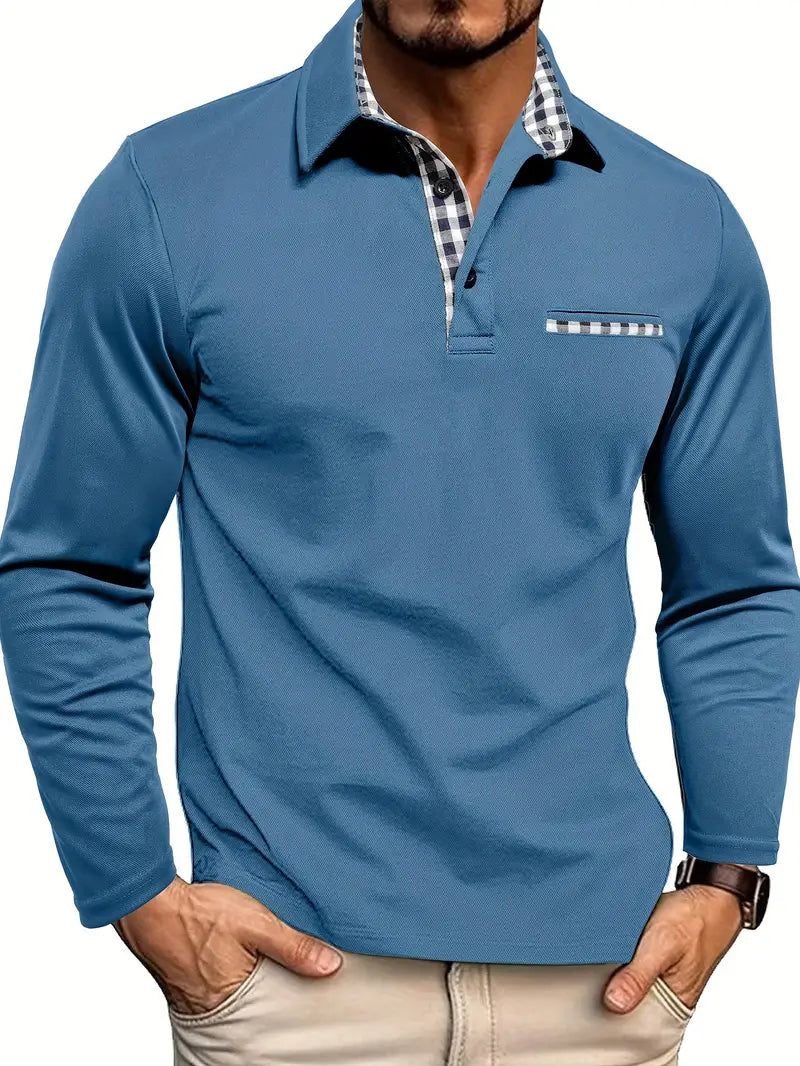 Zarien™ | Polo Shirt with Long Sleeves