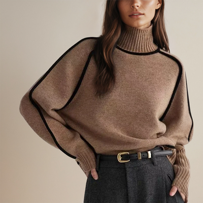 Luna | Warm Cashmere Turtleneck Sweater