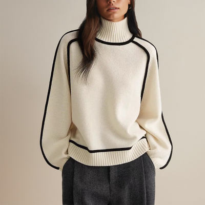 Luna | Warm Cashmere Turtleneck Sweater