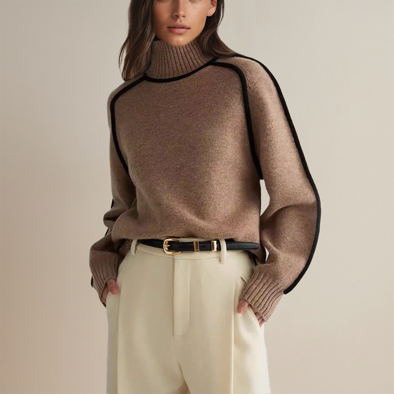 Luna | Warm Cashmere Turtleneck Sweater