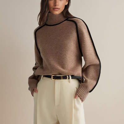 Luna | Warm Cashmere Turtleneck Sweater