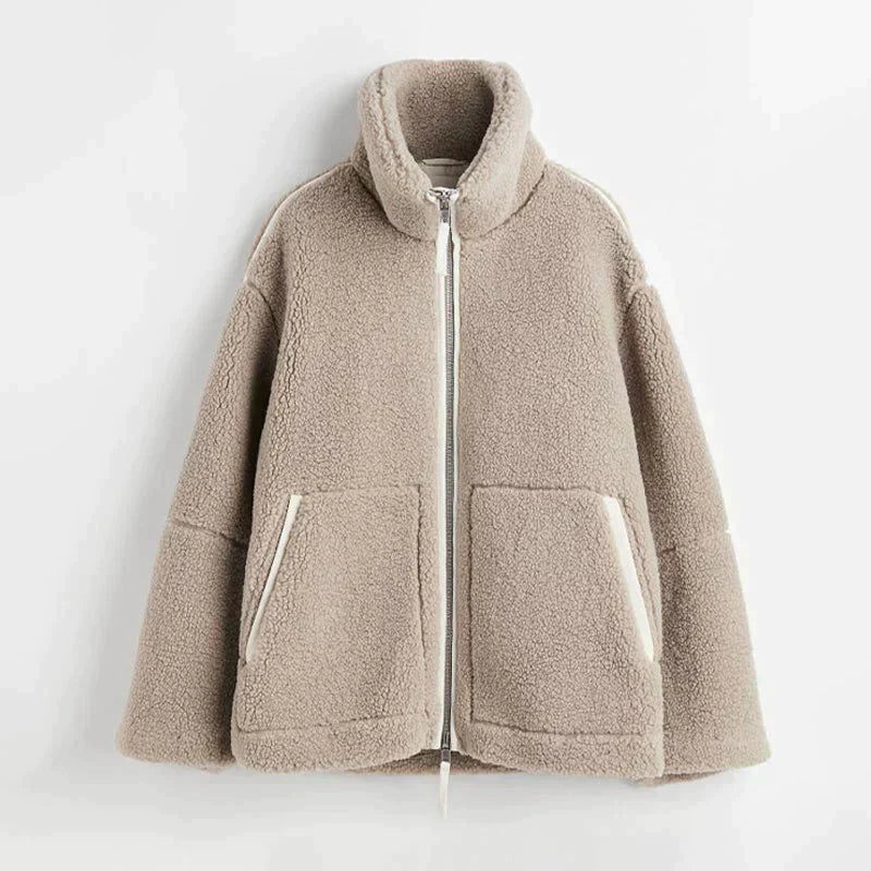 Liora™ | Oversized Teddy Jacket