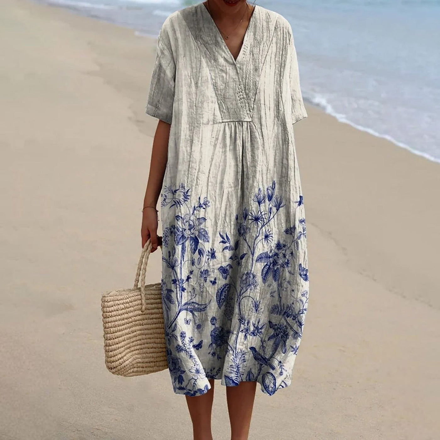 Anna™ | Porcelain-Printed Dress