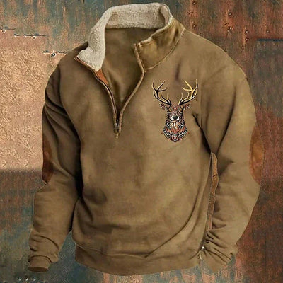 Christos™ | Sweater with Deer Detail