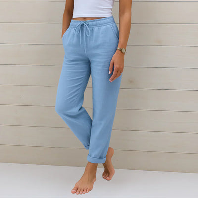 Ellaine™ | Linen Stretch Trousers