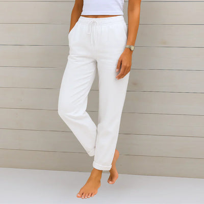 Ellaine™ | Linen Stretch Trousers