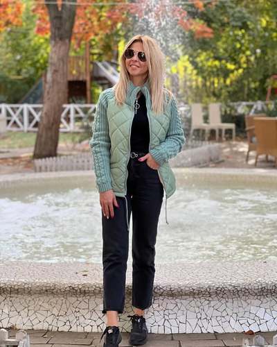Morfa™ | Stylish Patchwork Knitted Jacket
