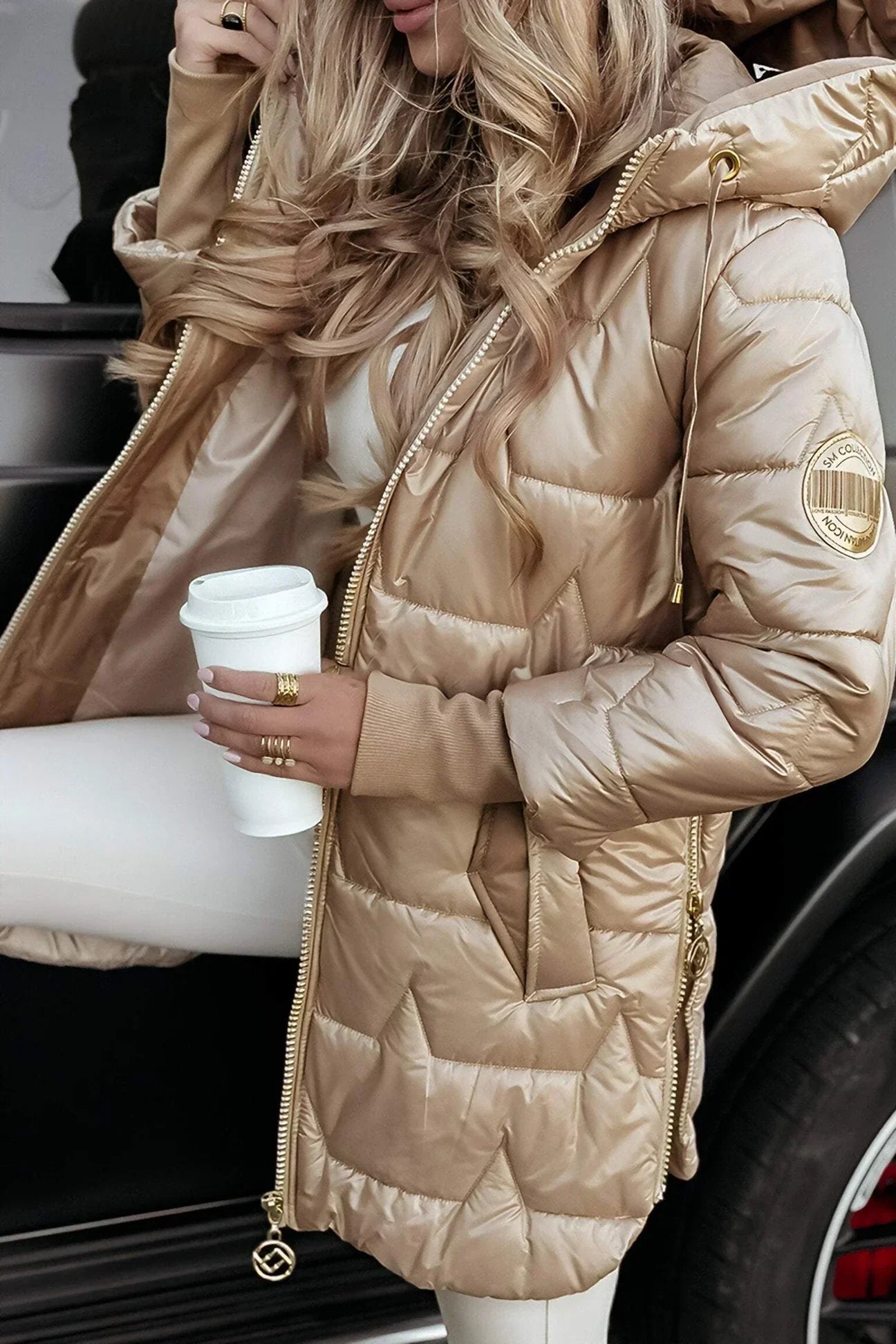 Nolwen™ | Elegant Winter Coat with Hood & Padding