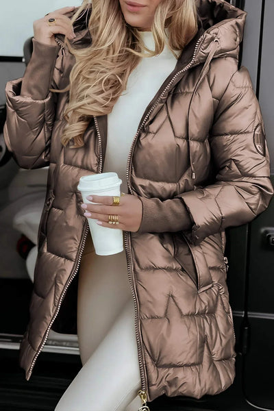 Nolwen™ | Elegant Winter Coat with Hood & Padding