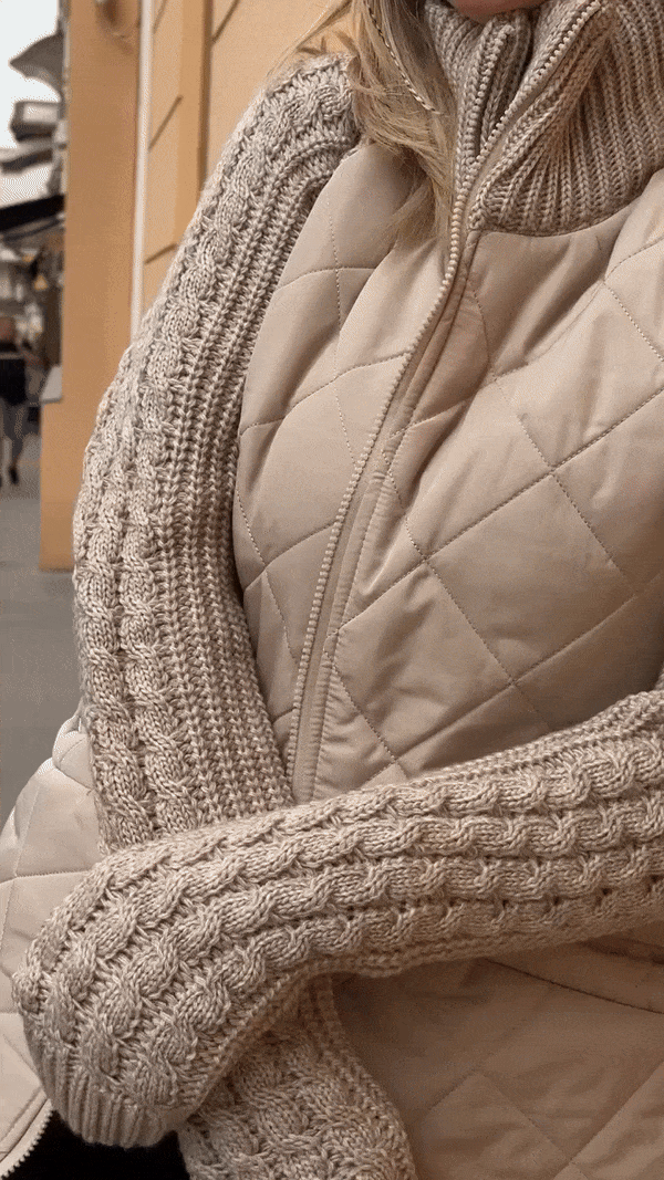 Morfa™ | Stylish Patchwork Knitted Jacket