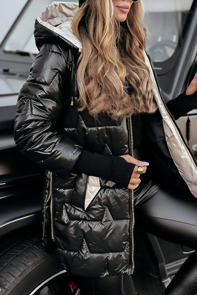 Nolwen™ | Elegant Winter Coat with Hood & Padding