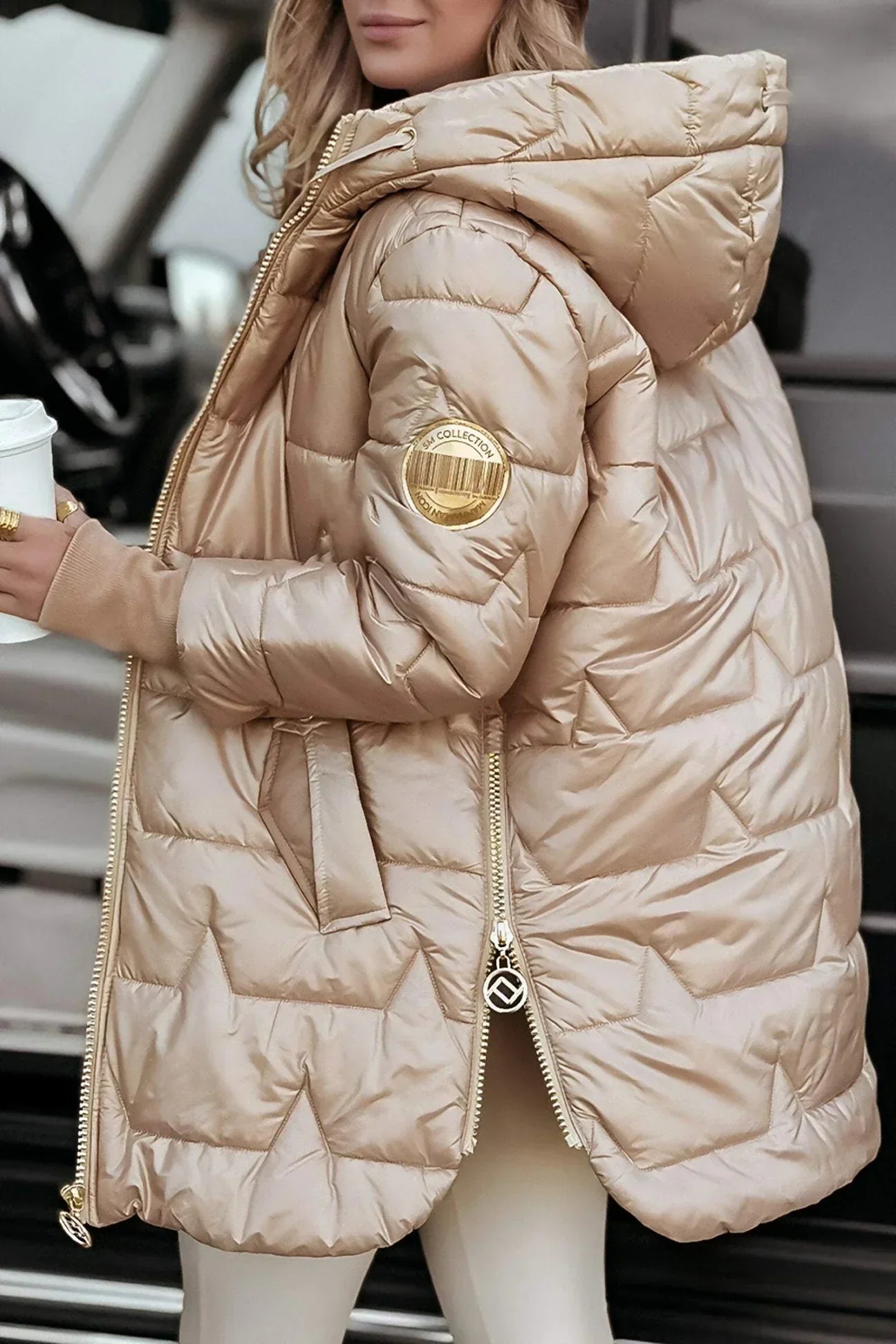 Nolwen™ | Elegant Winter Coat with Hood & Padding