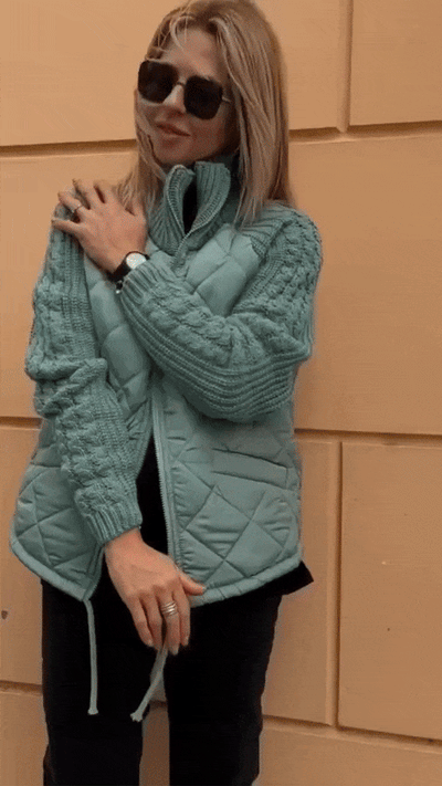 Morfa™ | Stylish Patchwork Knitted Jacket
