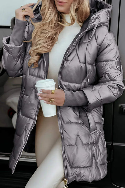 Nolwen™ | Elegant Winter Coat with Hood & Padding