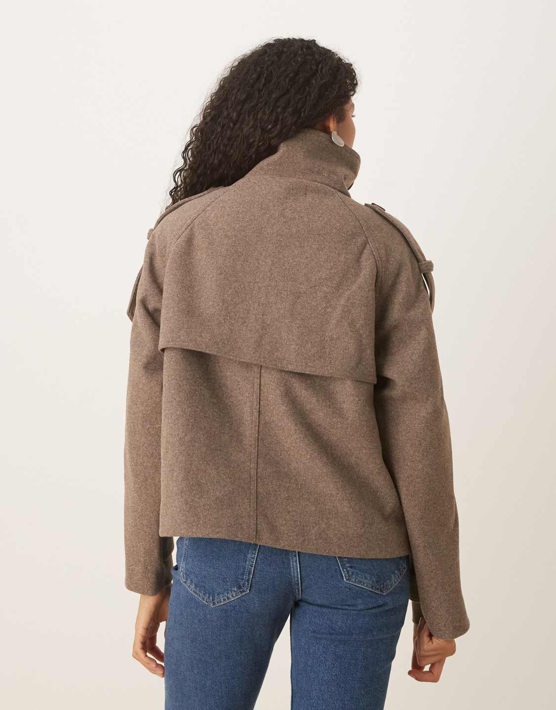 Simi™ | Citylight Cropped Trench Coat