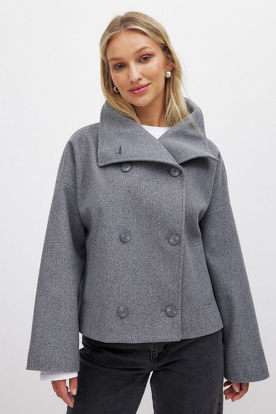 Simi™ | Citylight Cropped Trench Coat