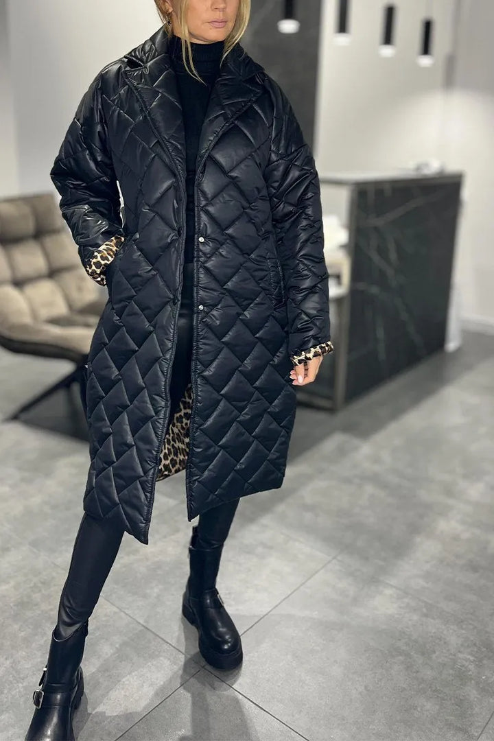 Olivia Sur™ | Elegant Leopard Coat