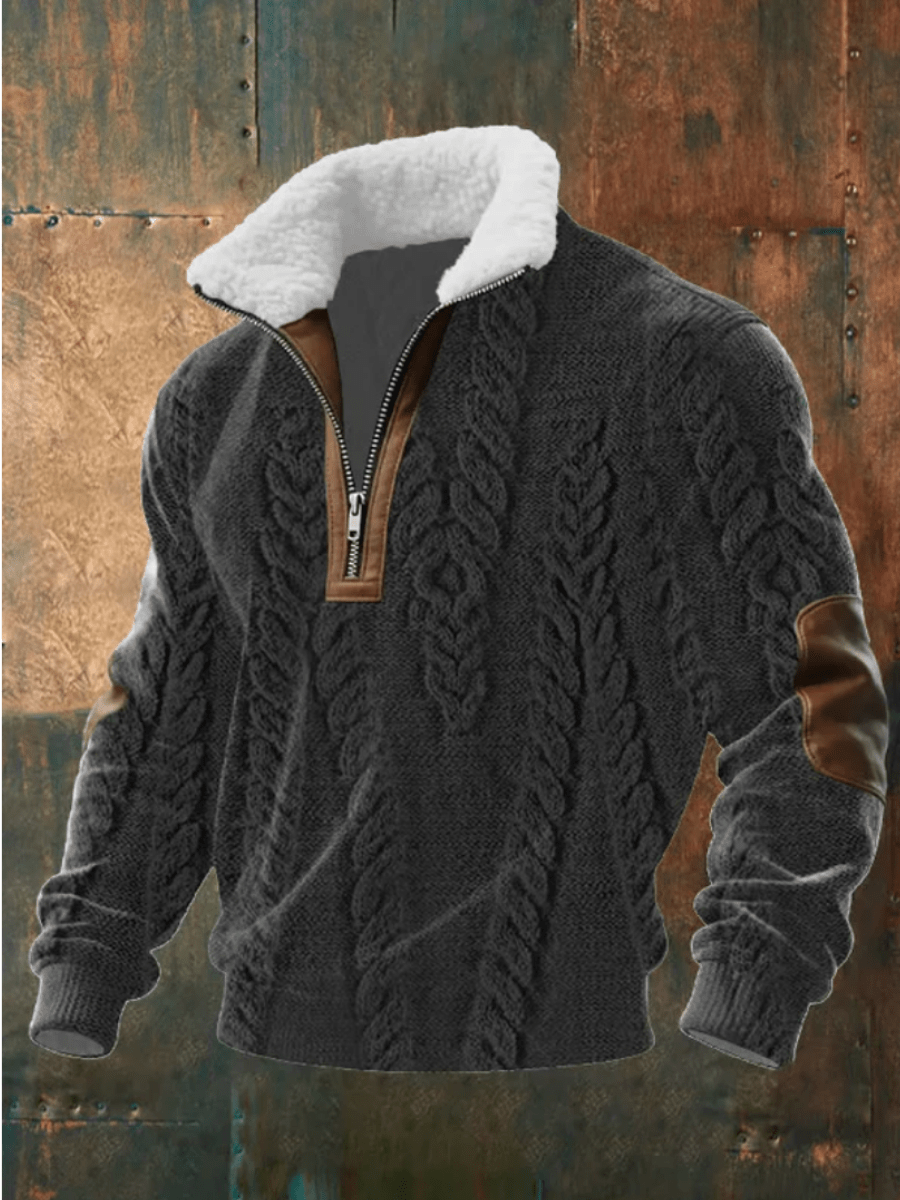 Will™ | Stylish & Comfortable Sweater with Warm Fleece Collar