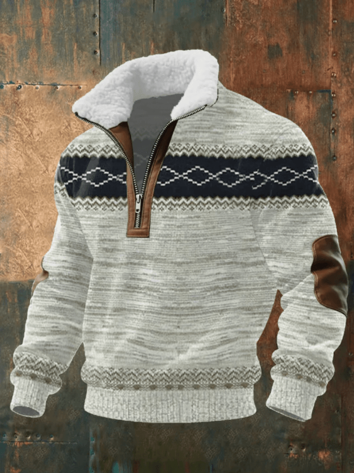 Will™ | Stylish & Comfortable Sweater with Warm Fleece Collar