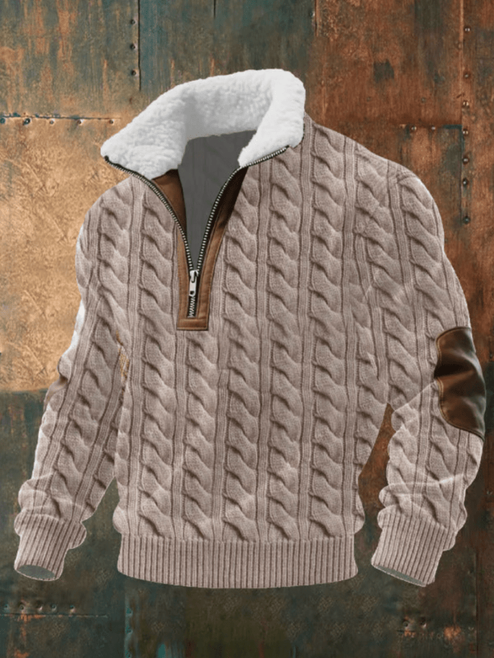 Will™ | Stylish & Comfortable Sweater with Warm Fleece Collar