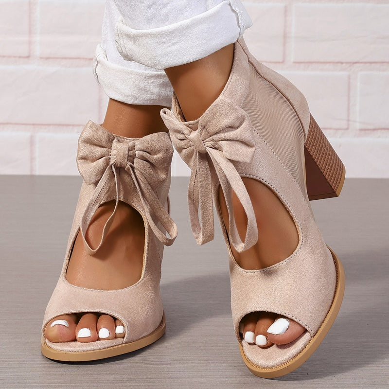 Rachele™ | Bow Charm Orthopedic Heels