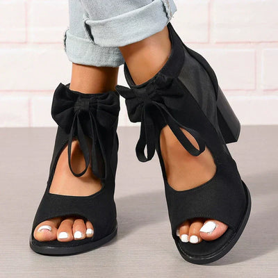 Rachele™ | Bow Charm Orthopedic Heels