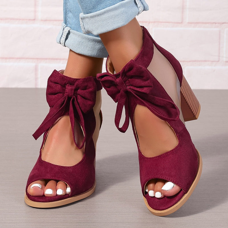 Rachele™ | Bow Charm Orthopedic Heels