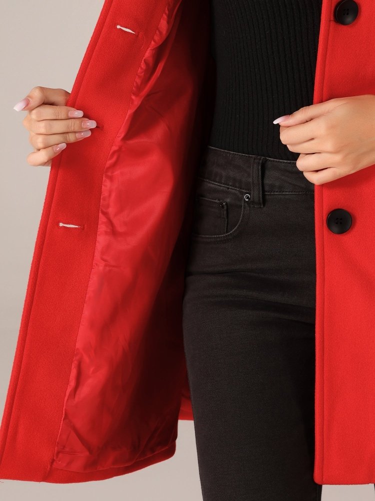Helena™ | Women's Winter Coat with One Button