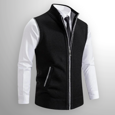Garrison™ | Elegant & Warm Full Zip Vest