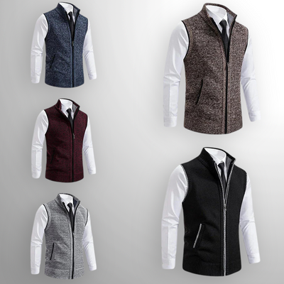 Garrison™ | Elegant & Warm Full Zip Vest